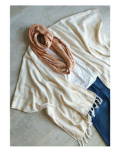 Load image into Gallery viewer, Avocado Dyed Infinity Scarf