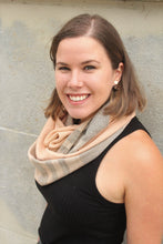 Load image into Gallery viewer, Avocado Dyed Infinity Scarf