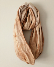 Load image into Gallery viewer, Avocado Dyed Infinity Scarf