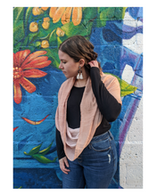 Load image into Gallery viewer, Avocado Dyed Infinity Scarf
