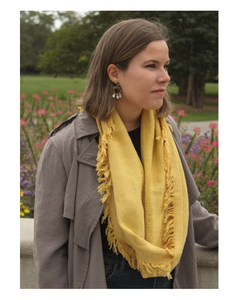 Naturally Dyed Infinity Scarf